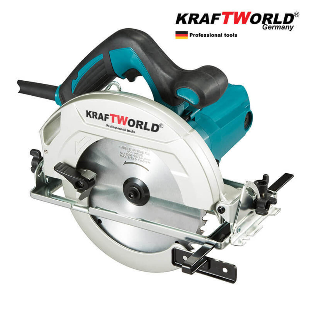 Немски Ръчен циркуляр KraftWorld 1200 W , диск 185mm