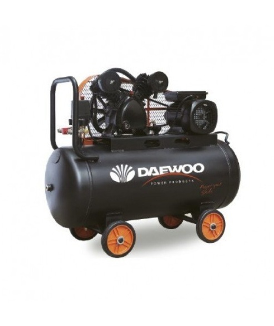 Електрически бутален ремъчен компресор DAEWOO DAAC 250 V TYPE/ 4HP/3,0KW, 250l, 8 bar/