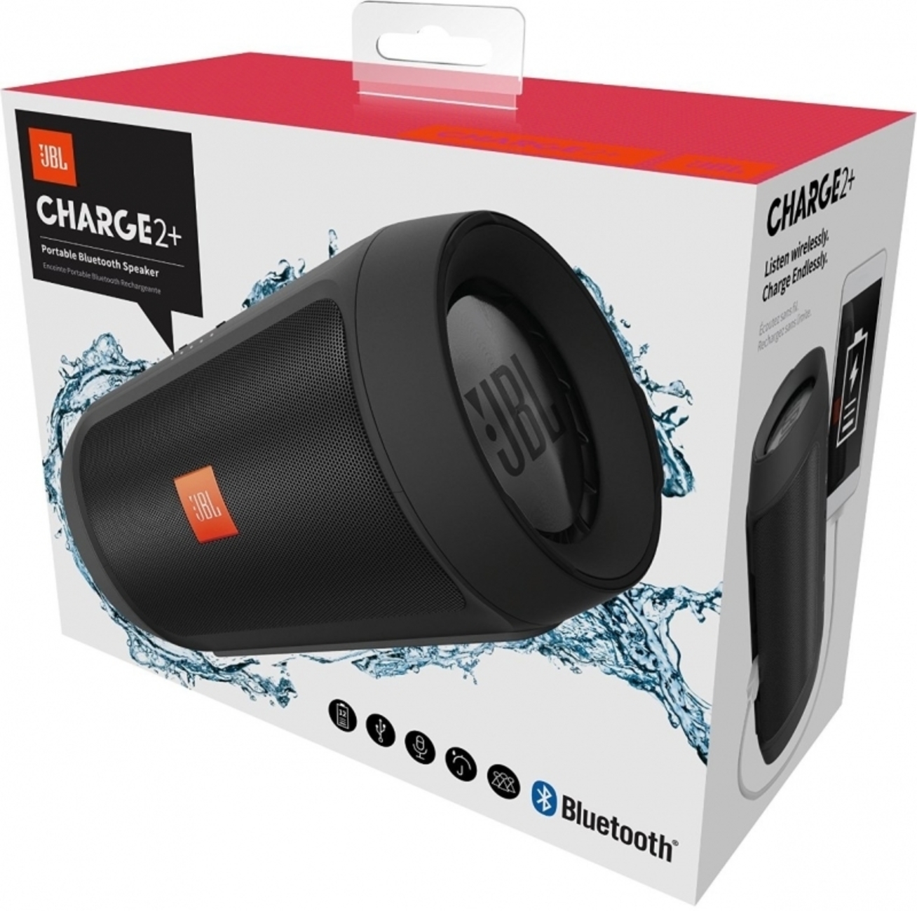 JBL Charge 2 Преносима Bluetooth Тонколона - водоустойчива