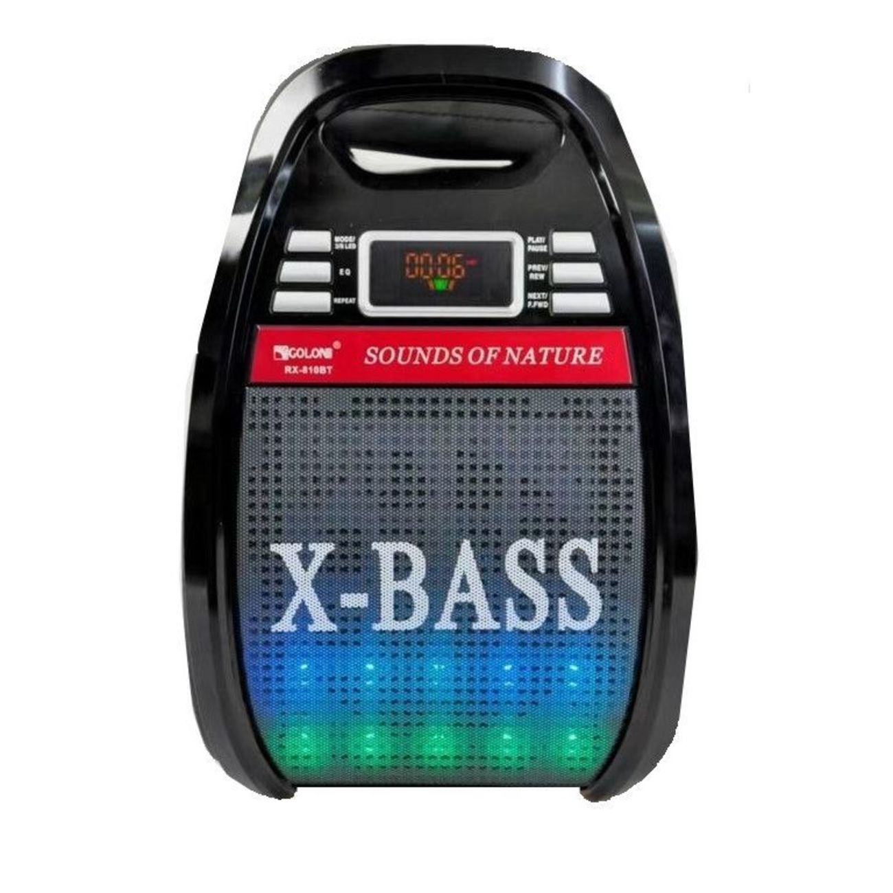 Портативен високоговорител Golon RX-810BT  X-Bass , EQ, Bluetooth, Aux In, микрофон, TF карта, USB