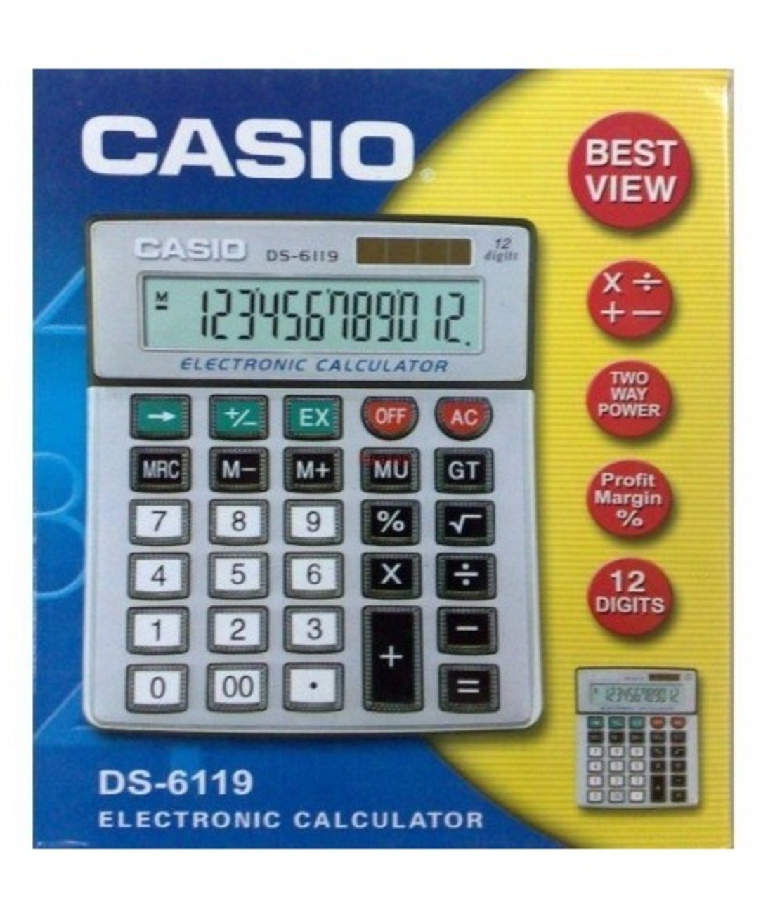 Електронен калкулатор CASIO 12 разряден