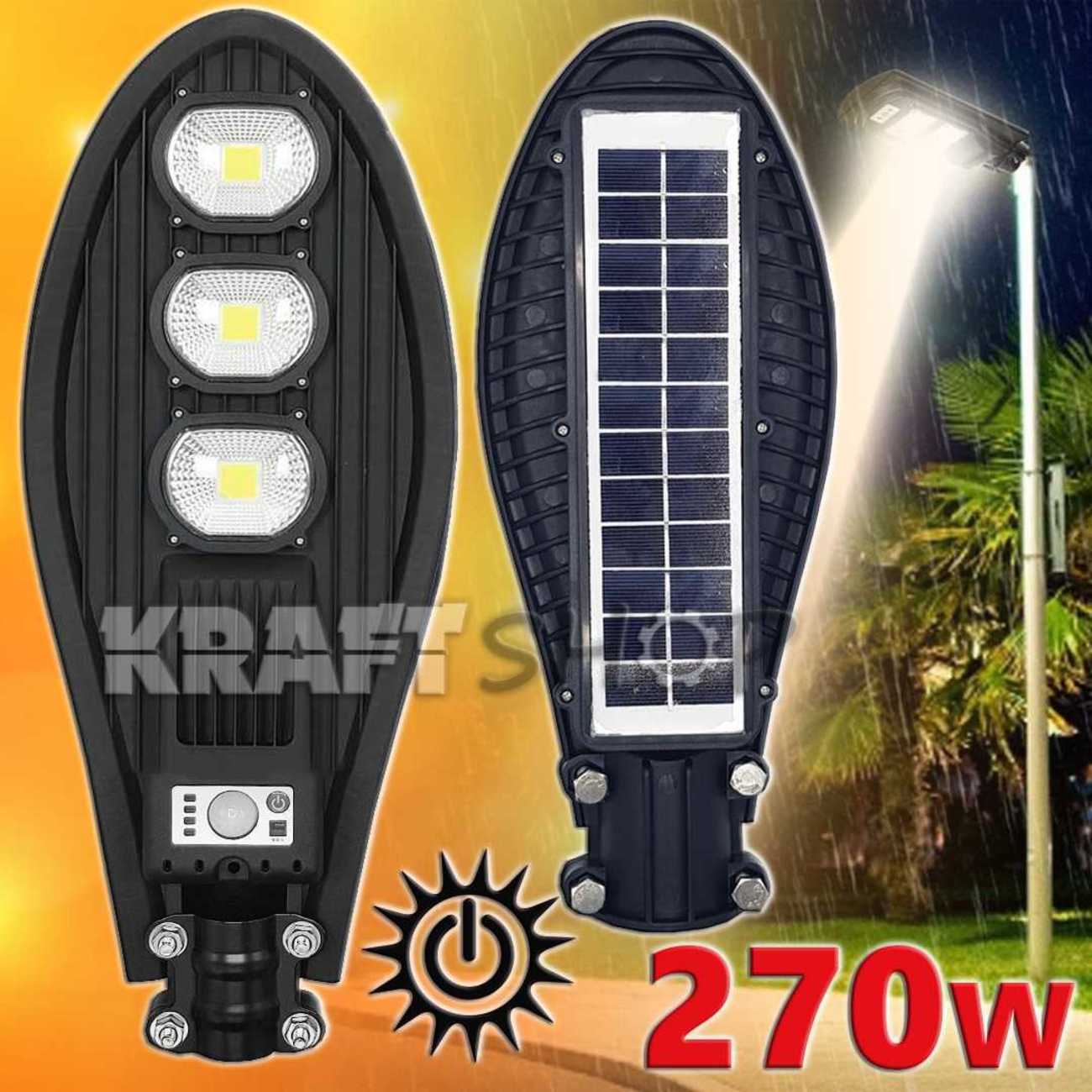 270W LED Улична соларна лампа със сензор COBRA