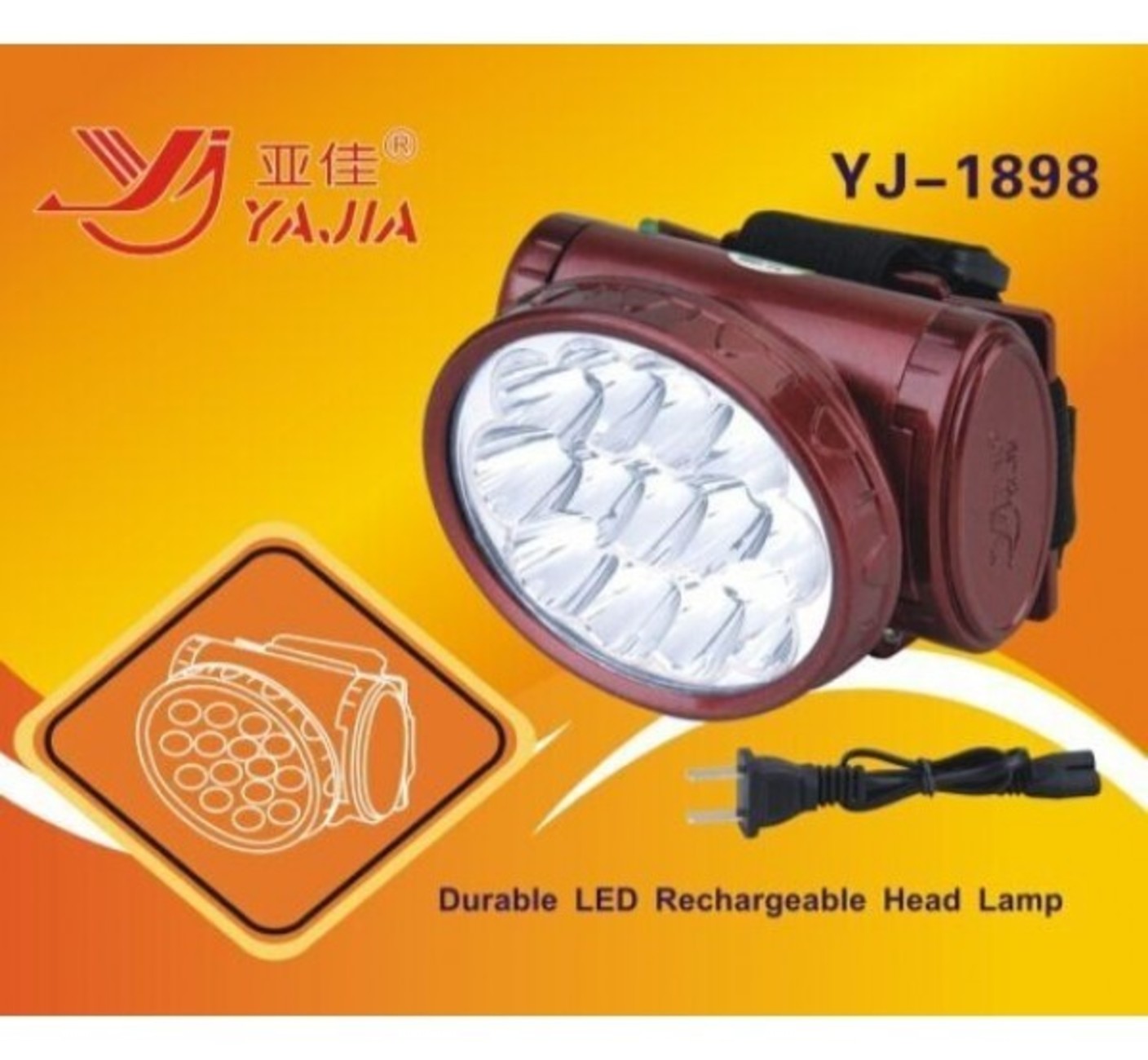 LED Фенер За Глава YJ-1898