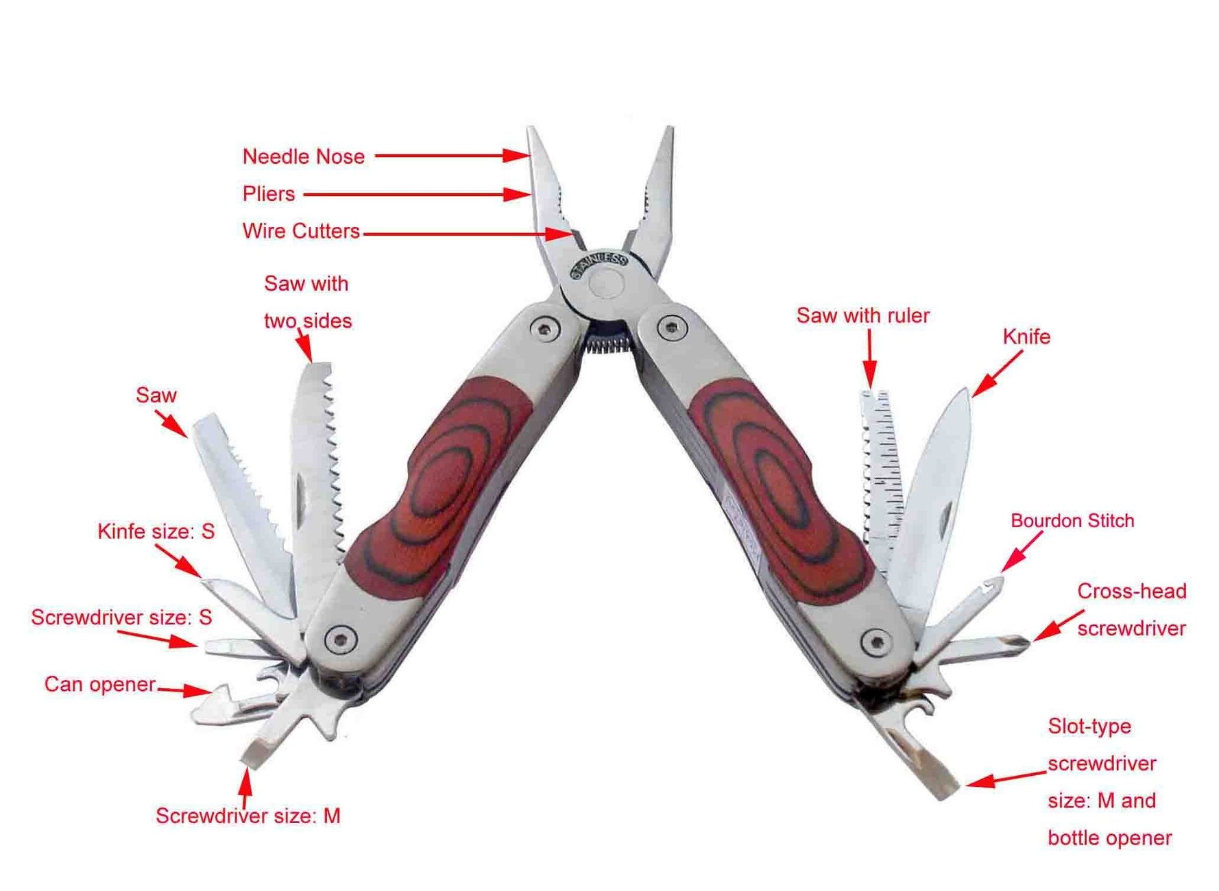 Компактен инструмент 19 в 1 Multi-Tool